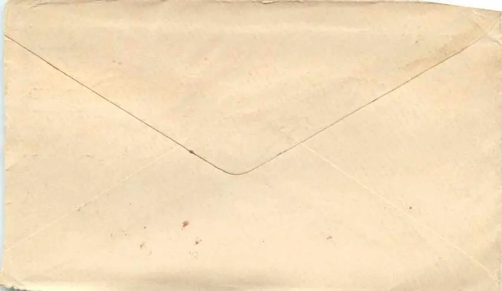Gwalior — Carta para Haloraphatam — Gwalior Post Office - Verso