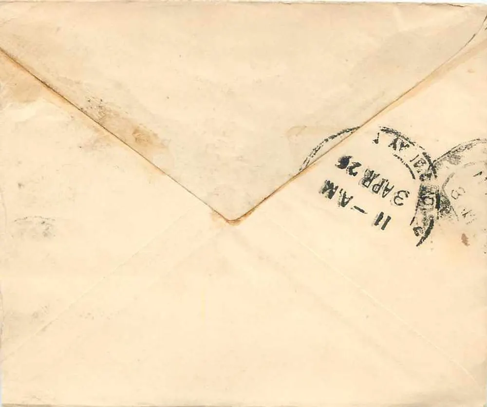 Bombay — Yilokachakant Balsukhkray — Bilhete postal antigo - Verso