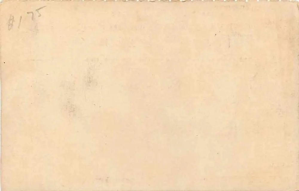 Barbados — universal postcard — publisher Universal Postal Union - Back