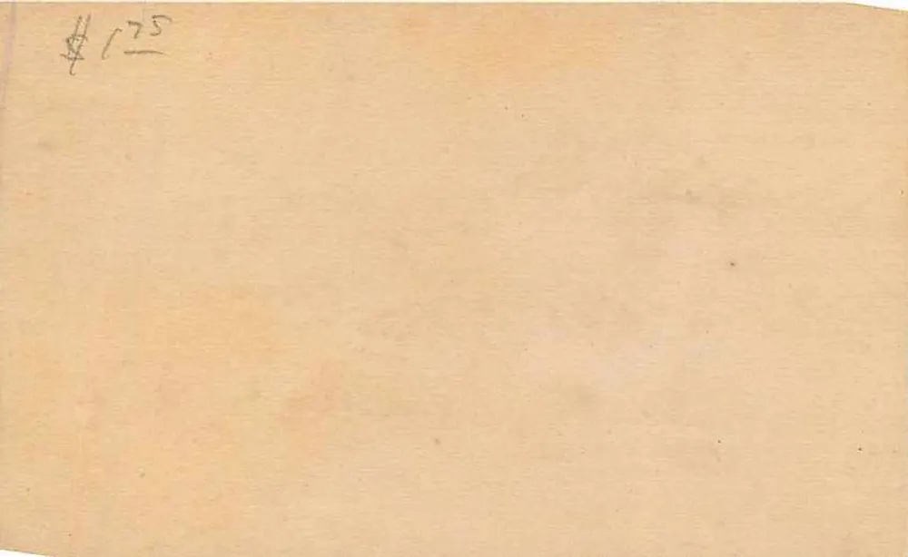 Barbados — carta postal oficial — editor Barbados - Verso