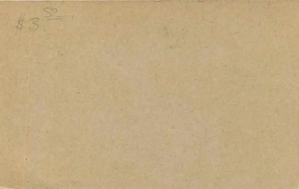 Barbados — carta postal oficial — editor desconhecido, número de série não visível - Verso