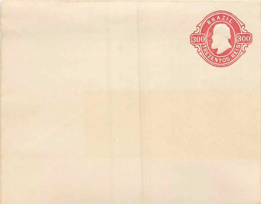 Brasile — timbro da 300 réis — editore non visibile - Recto
