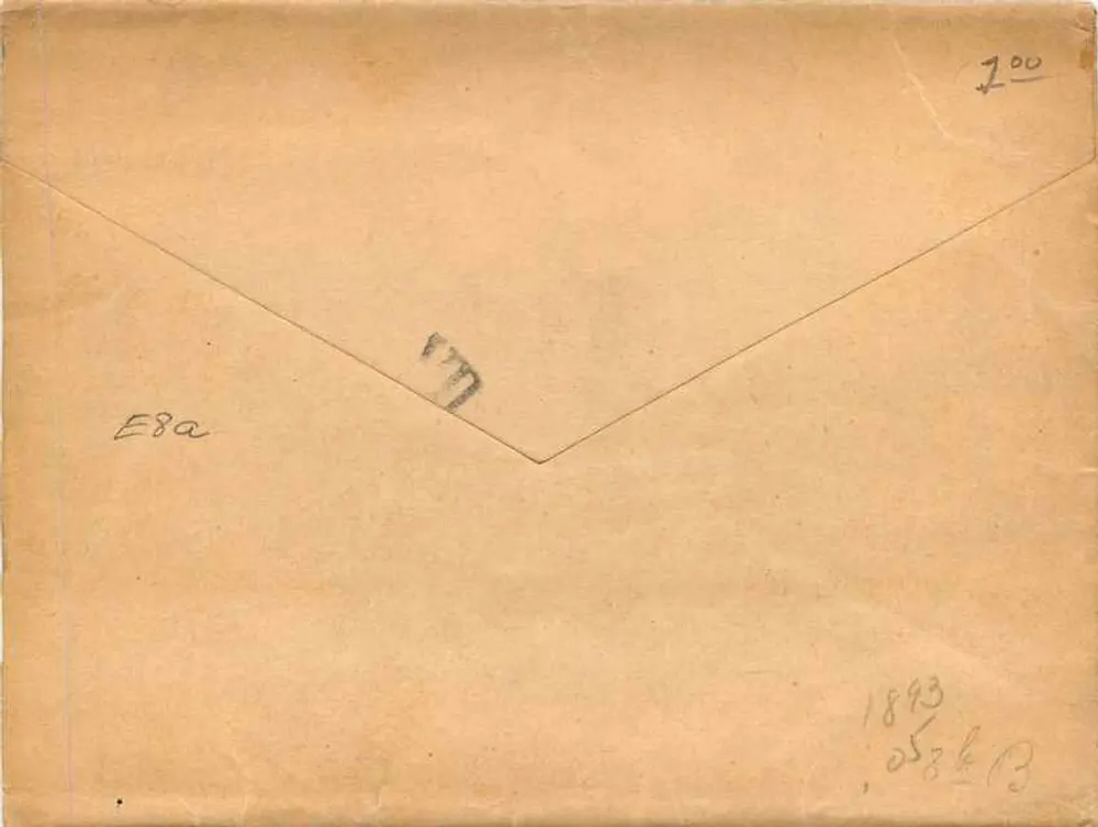 Tarjeta postal antigua de la República Checa — editor 'Republikanischer Postdienst' — n° de serie E8a - Reverso
