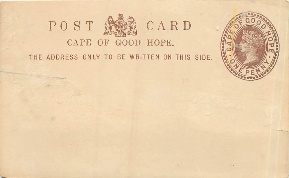 Cape of Good Hope — carte postale officielle — éditeur non visible - Recto