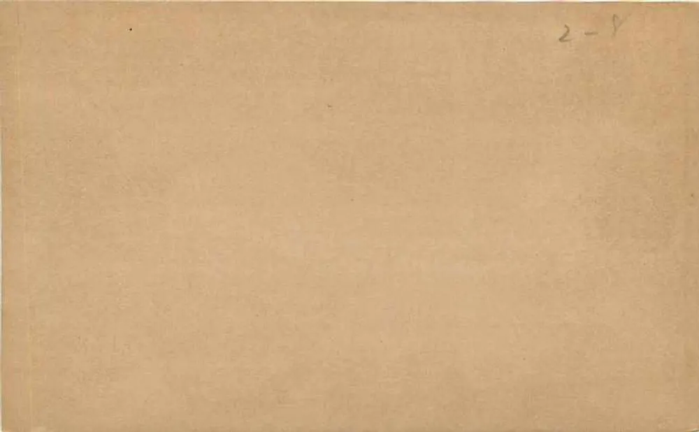 Kap der Guten Hoffnung — mit einem Penny-Stempel versehene Ansichtskarte — Verlag nicht sichtbar - Rückseite