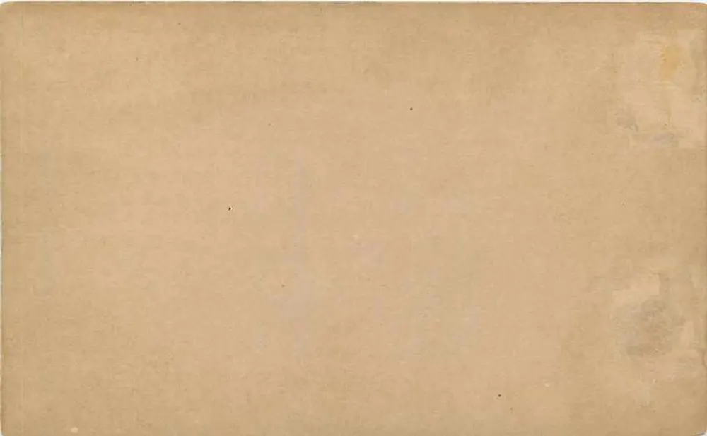 Ansichtskarte — Kap der Guten Hoffnung — Stempel nach 1890 - Rückseite