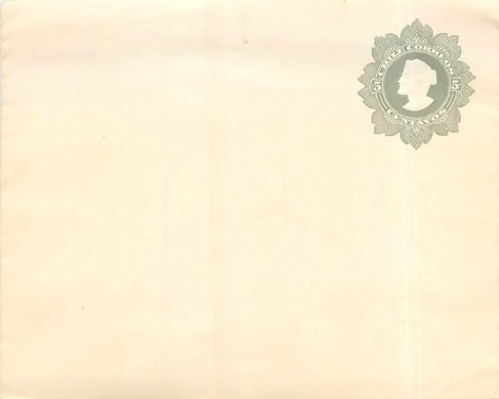 Lege ansichtkaart — stempel van de Oost-Indische Compagnie — onbekende uitgever - Voorkant
