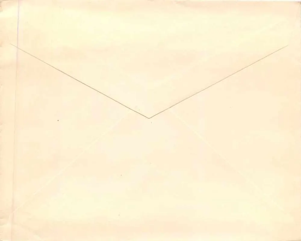 Lege ansichtkaart — stempel van de Oost-Indische Compagnie — onbekende uitgever - Achterkant