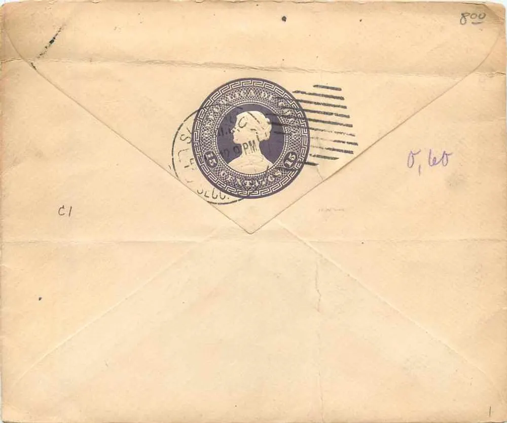 Postcard addressed to Berlin — Spain, 1940 - Back