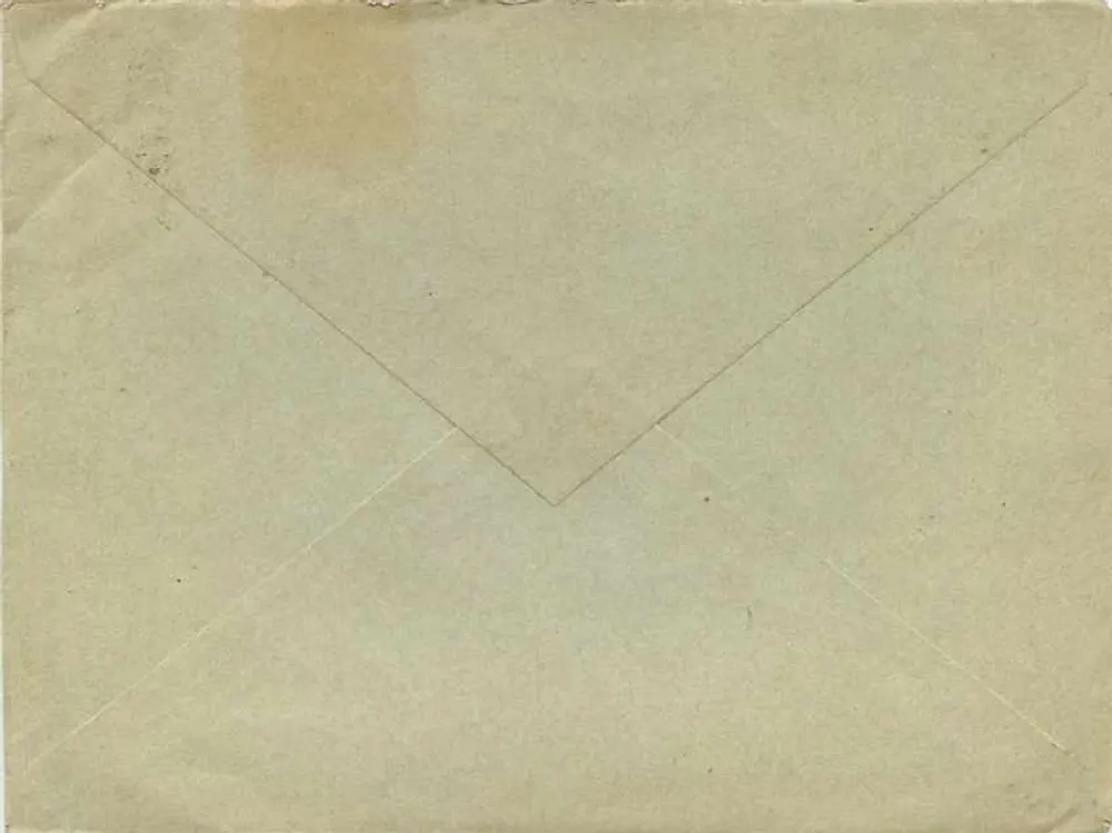 Carta postal expedida de LAMDES — selos de 5c e 10c, datação 'LAMDES 17-8' — destinada ao Sr. Amidien du Clos em Cayeux-sur-Mer - Verso
