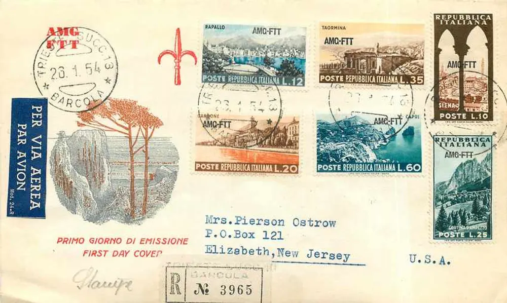 Barcola — Erster Tag der Ausgabe — Verlag AMG-FTT, Nr. 3965 - Vorderseite