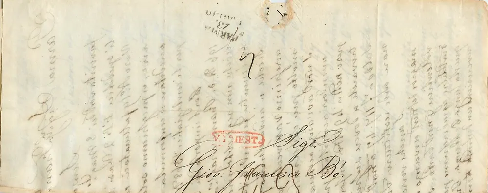 Carte postale manuscrite — correspondance familiale — éditeur inconnu, n° de série non visible - Recto
