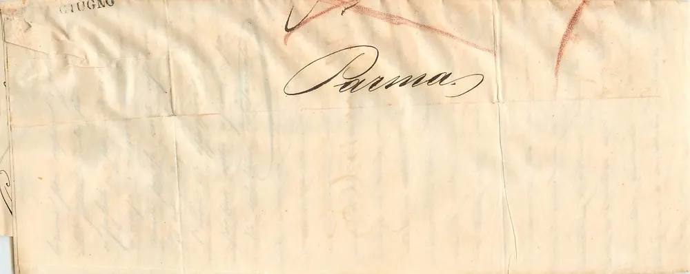 Parma — écriture manuscrite — vers 1830 - Recto