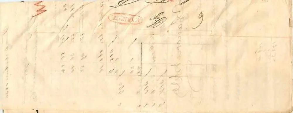Parma — correspondance manuscrite — éditeur inconnu - Verso