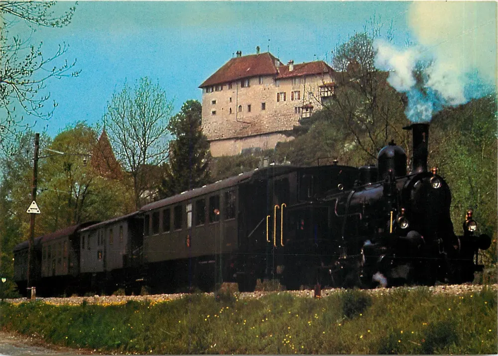 Schloss Laupen — Dampfzug Bern - Recto