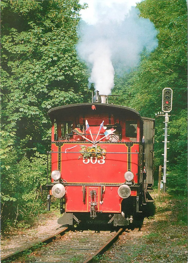 Locomotiva 003 — Colección Thill-Boon — inauguración en Rodange, 25.05.2002 - Anverso