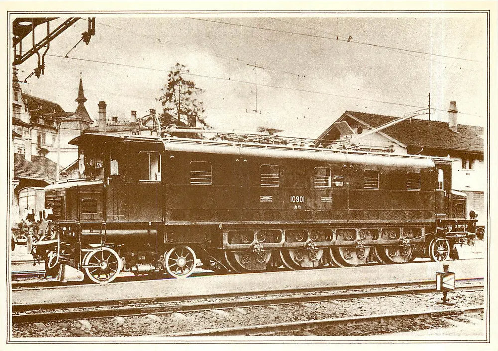 Lokomotive Ae 4/7 — Série 127 — Ernst & Lenzwiler Verlag, Zurich - Recto
