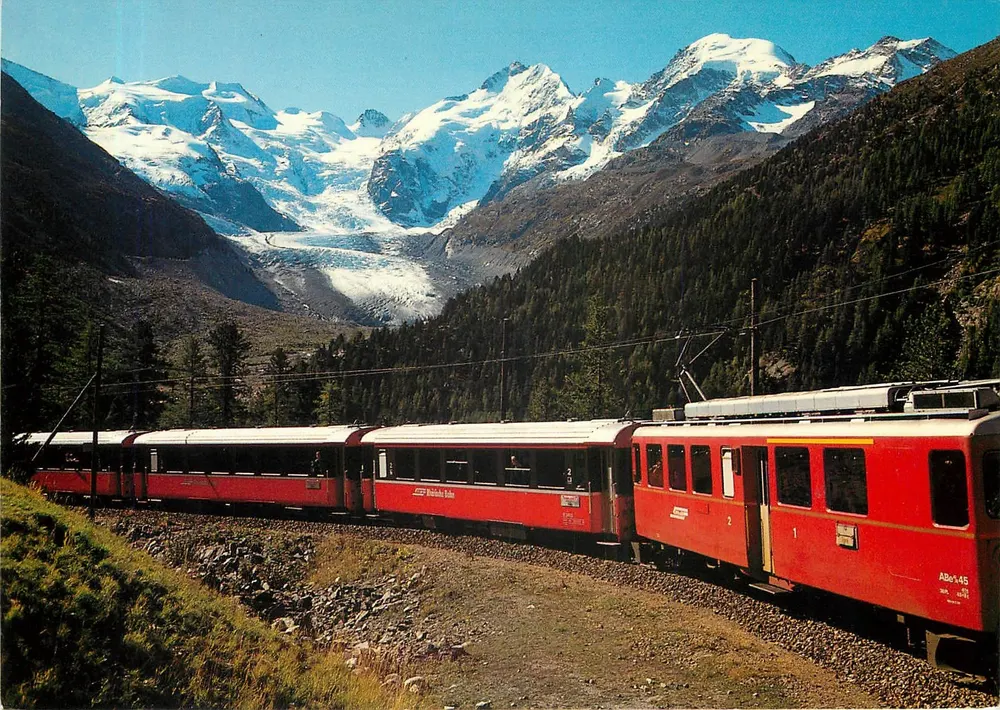 Bernina-Express — Ferrovia Rhätica — Photohaus Geiger, 7832 - Recto