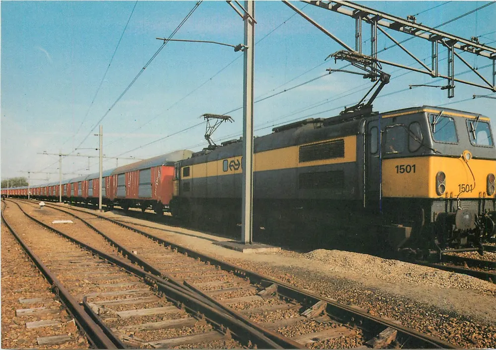 NS 1501 — विद्युत लोकोमोटिव — Realix Fotocards BV - आगे