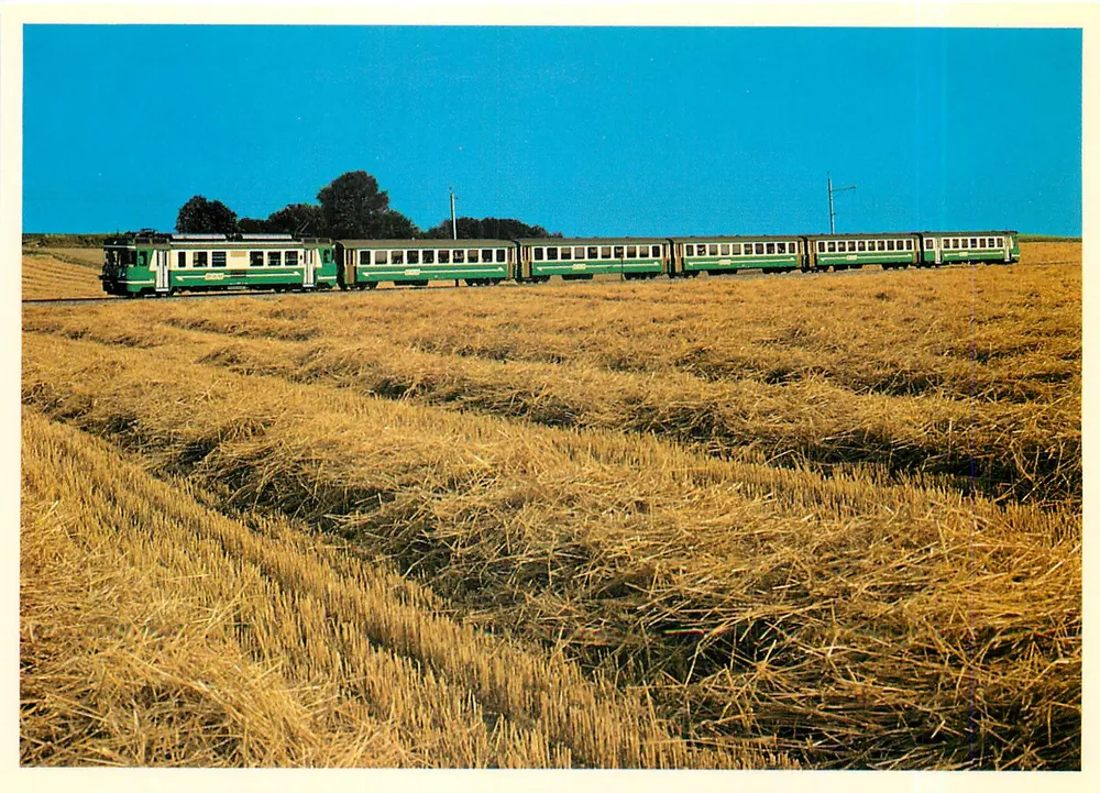 Train BAM — Chemin de fer Bière-Apples-Morges — Éditions A. Deriaz SA - Recto