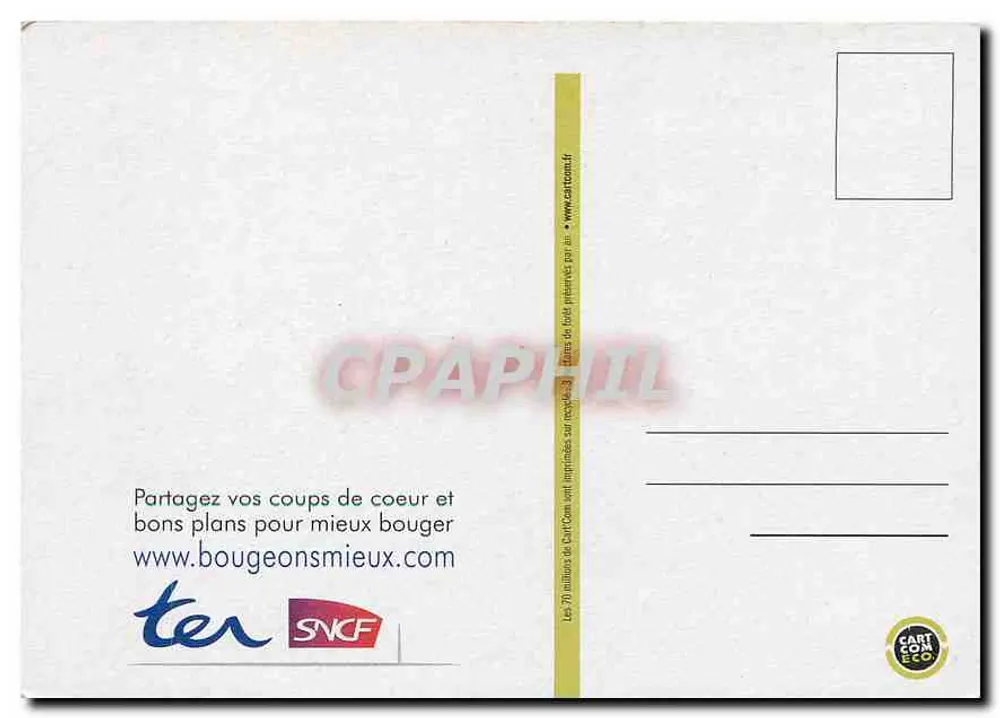 Gigant metra — reklama TER SNCF — wydanie 2007 - Rewers
