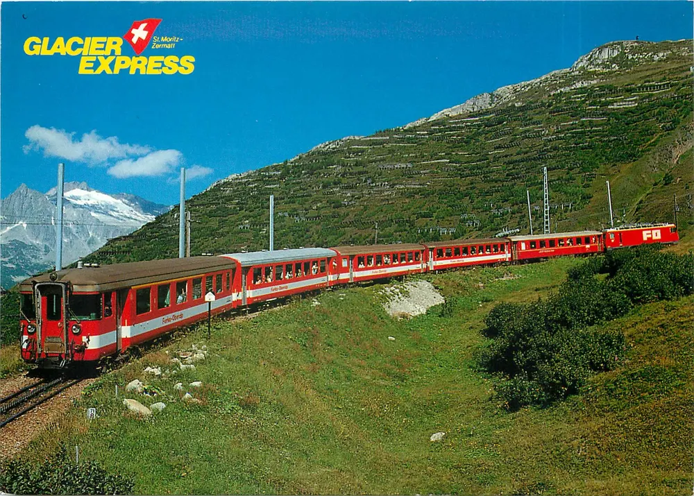 Glacier Express — St. Moritz - Zermatt — Photoglob premium line - Voorkant