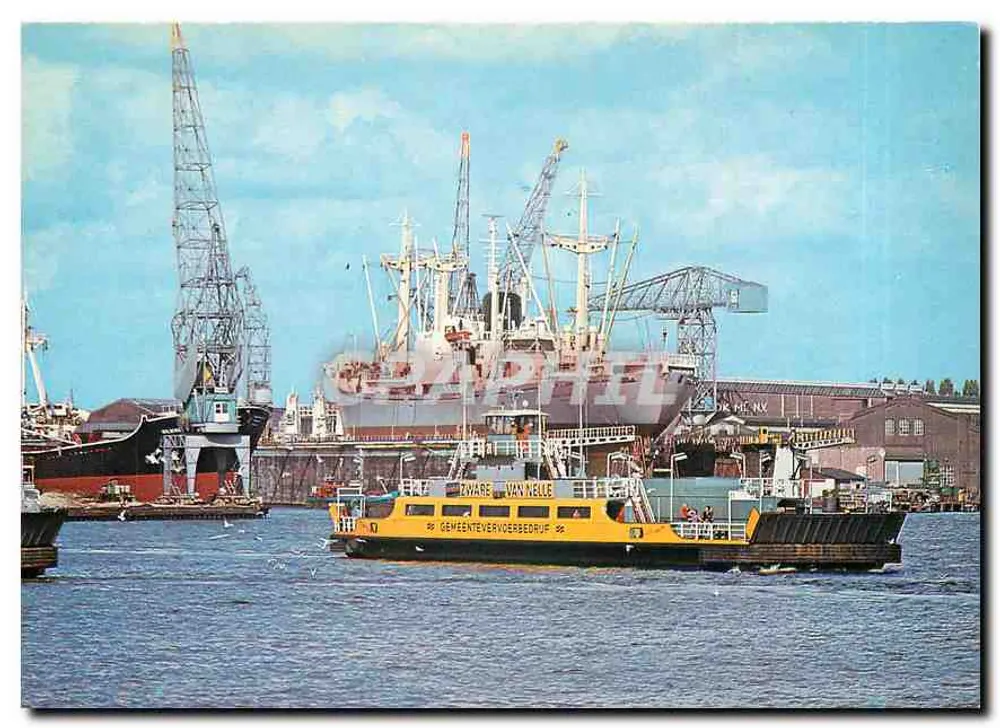Amsterdã/Holanda — Vista sobre o IJ — editor Gebr. Smantenberg - Frente