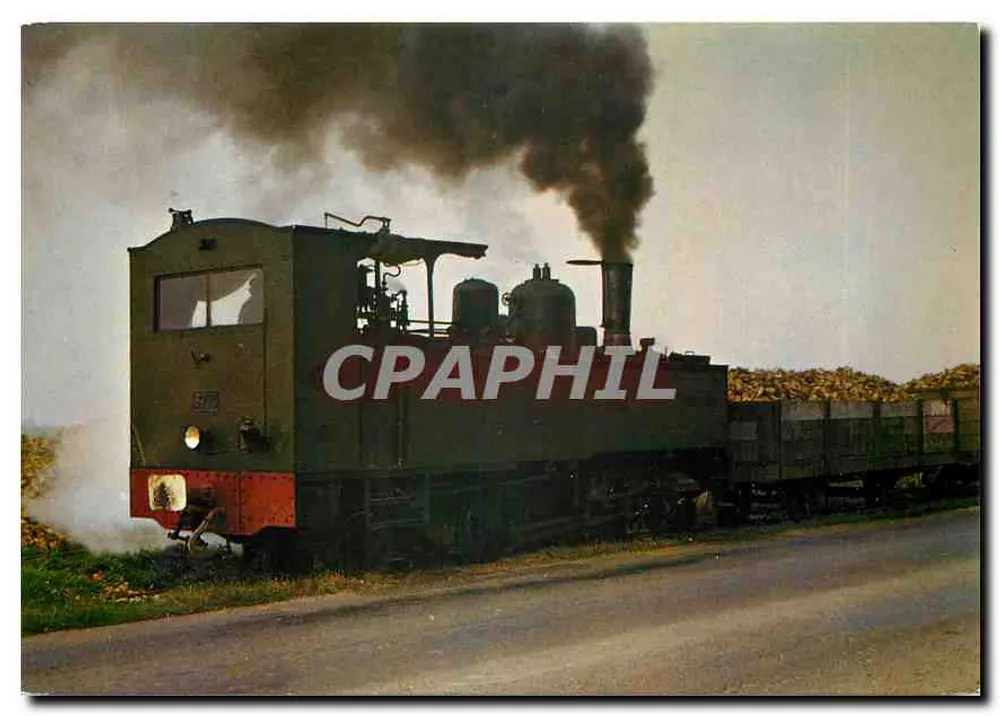 Locomotive 031 T N° 3714 — Chemins de Fer Régionaux et Urbains — Buffaud et Robatel, près de Nangis en 1963 - Recto