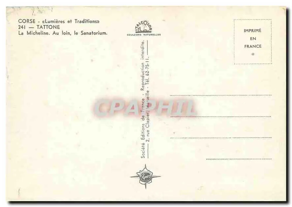Tattone — Le Sanatorium au loin — Éditions de France - Verso