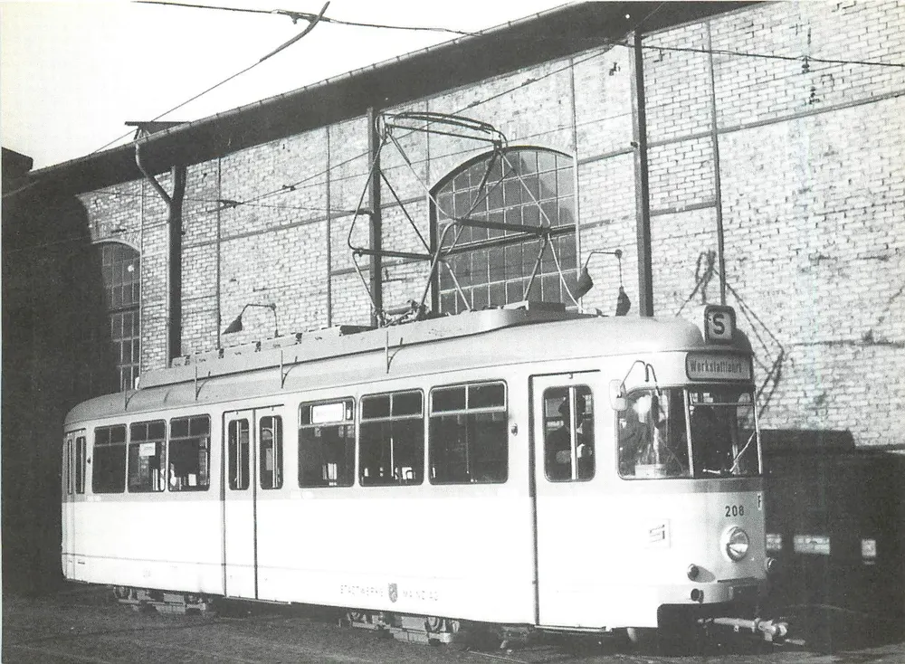 Tramway Tw 208 — Série 206-211 — Stadtwerke Mainz AG - Recto