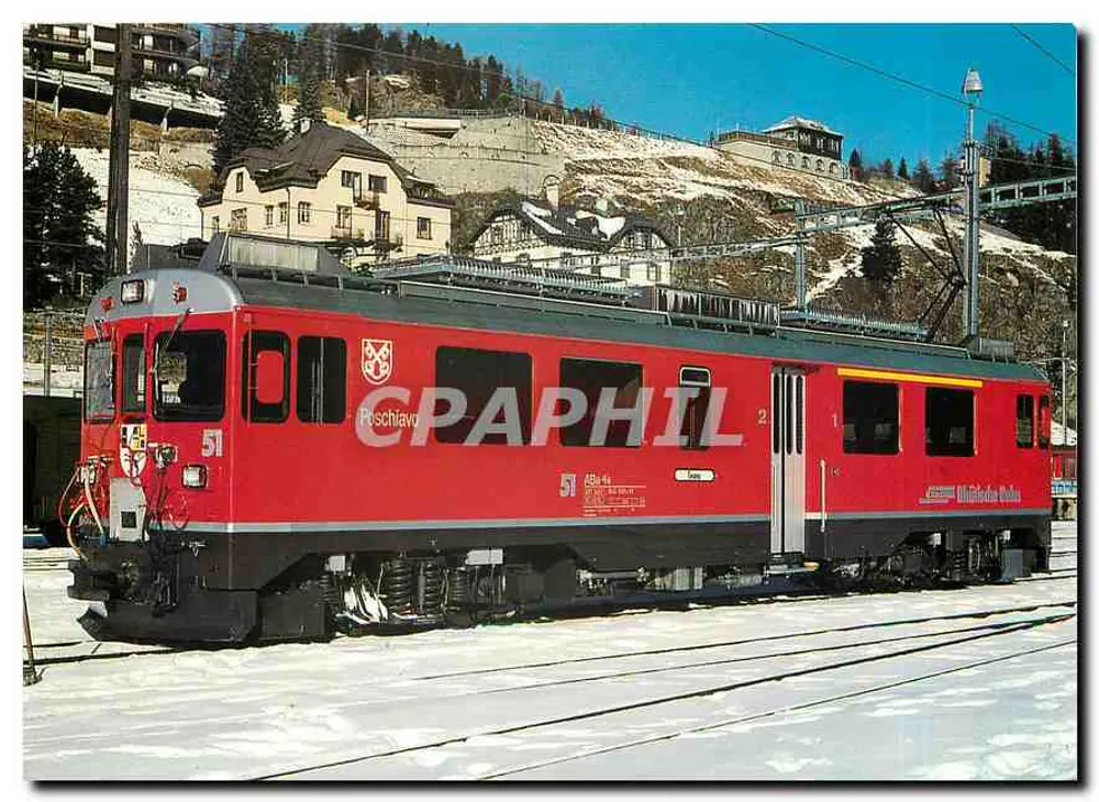 रेहब इलेक्ट्रिक ट्रेन एबीई 4/4 51 - बर्निना लाइन - एडिटर मिनिरेक्स एजी, संख्या 1658 - आगे