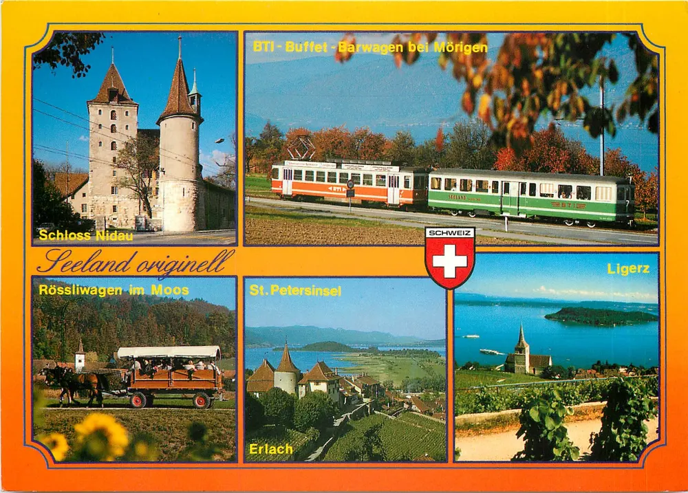 Seeland originell — Landschaft und Verkehr — Edition PEZ & BLOR Verlag, Nr. 8312 - Vorderseite