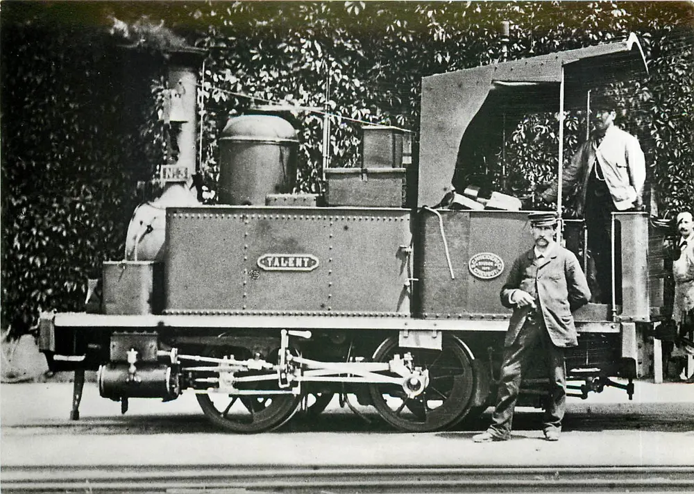 Locomotiva « Talent » — Losanna — Echallens — Bercher — Schneider & Co, no 1562 / 1873 - Recto