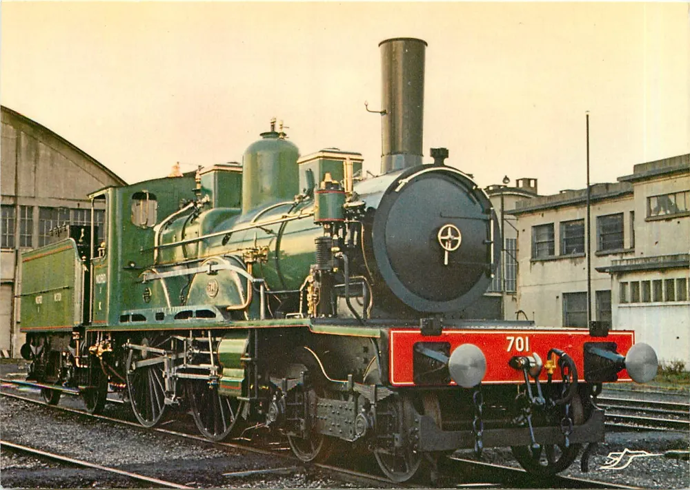 Locomotive 701 Nord — 1885-1892 — Musée Français du Chemin de Fer, Mulhouse - Recto
