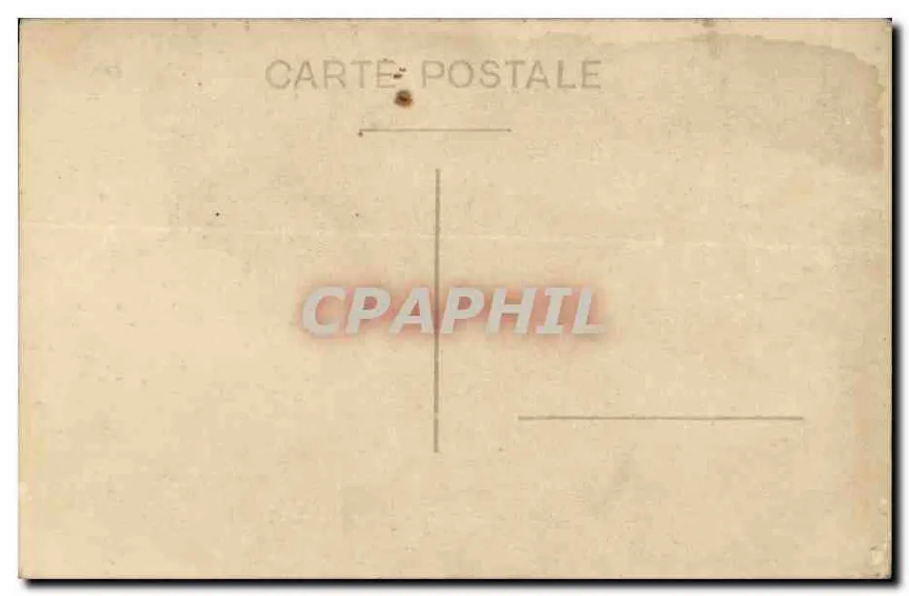 Jeune fille devant une grille — Carte postale anonyme - Verso