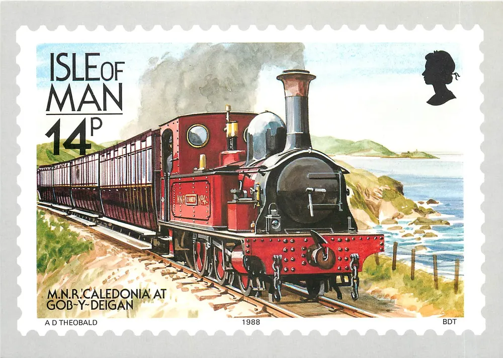 Zug der Manx Northern Railway — Isle of Man — Verlag BDT, Seriennummer S(12) - Vorderseite