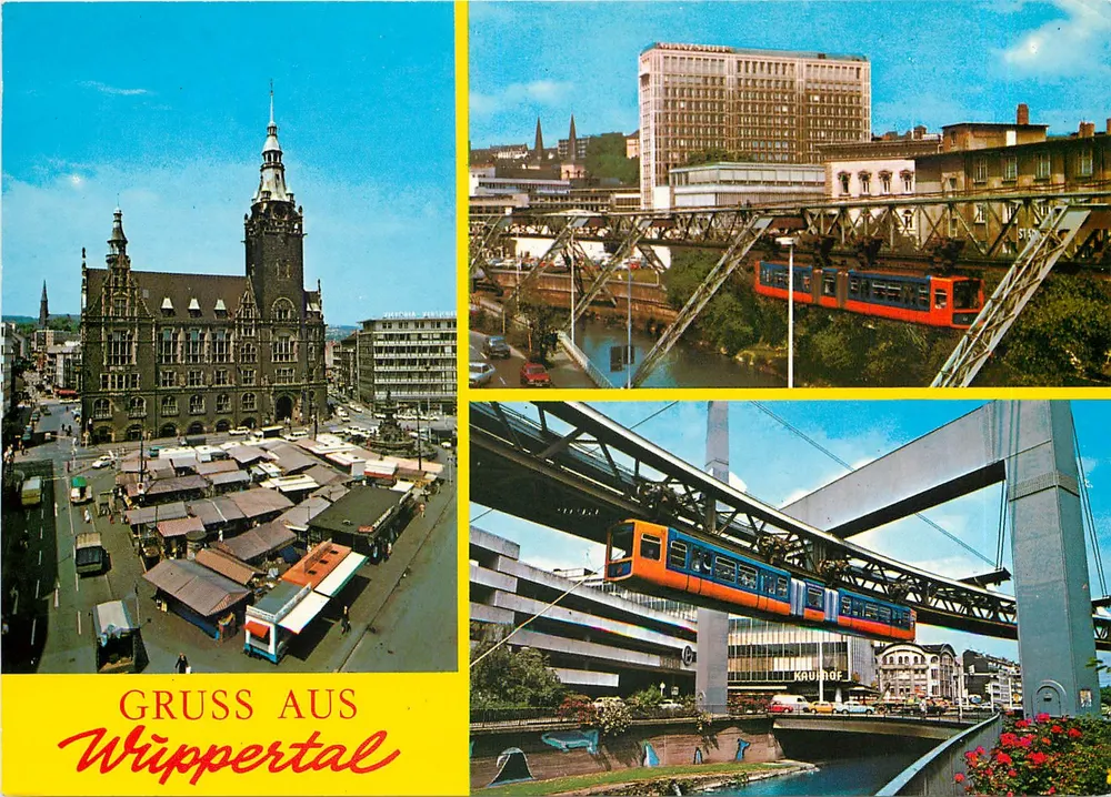 Wuppertal — vista panorâmica — editor Schöning & Co + Ganderer Schmidt - Frente