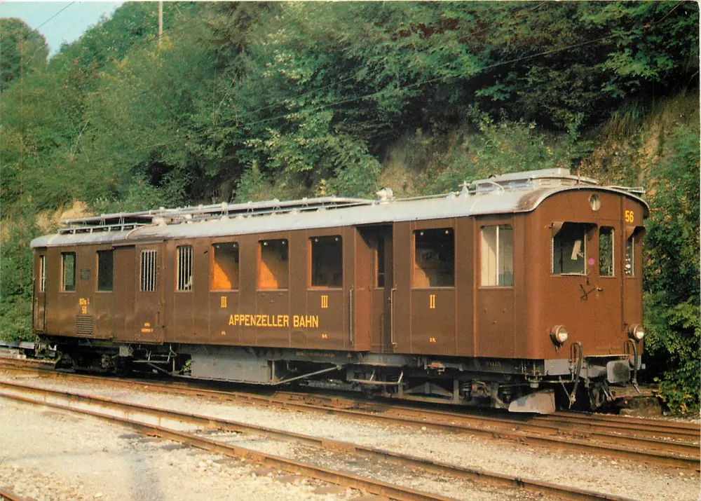 Appenzeller Bahn — Motorwagen ABDm 2/4 56 - Voorkant