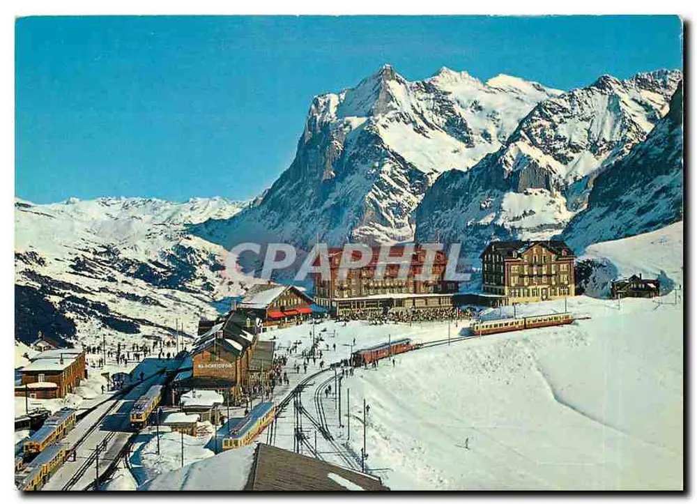 Kleine Scheidegg — Wetterhorn — Foto door Charly Oyger, Adelboden - Voorkant