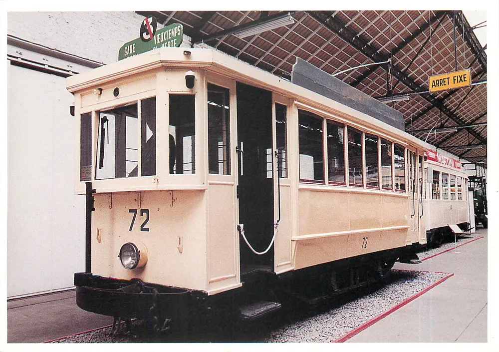 Motrice 72 — Sociedade Anônima dos Tramways Verviétois — 1900 - Frente
