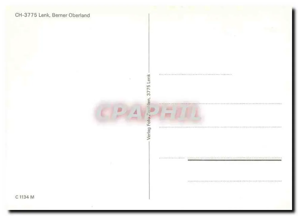 Lenk — vista panorâmica — Verlag Foto Zwillen - Verso