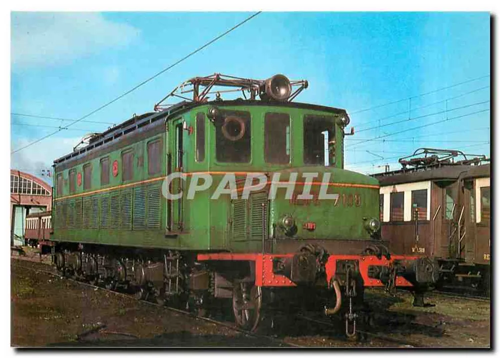 Locomotrice électrique 7108 — série 7101/7125 — Éditeur: Edicions Ferroviàries - Recto