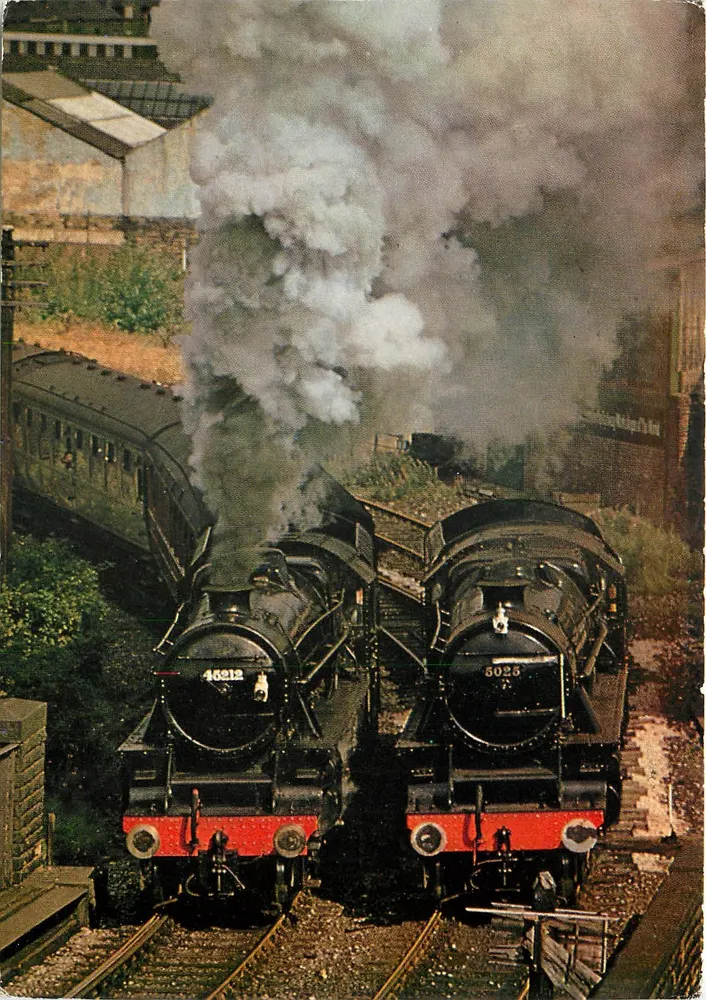 Keighley and Worth Valley Railway — locomotieven 45212 en 5025 — Uitgegeven door de Keighley & Worth Valley Railway Preservation Society - Voorkant