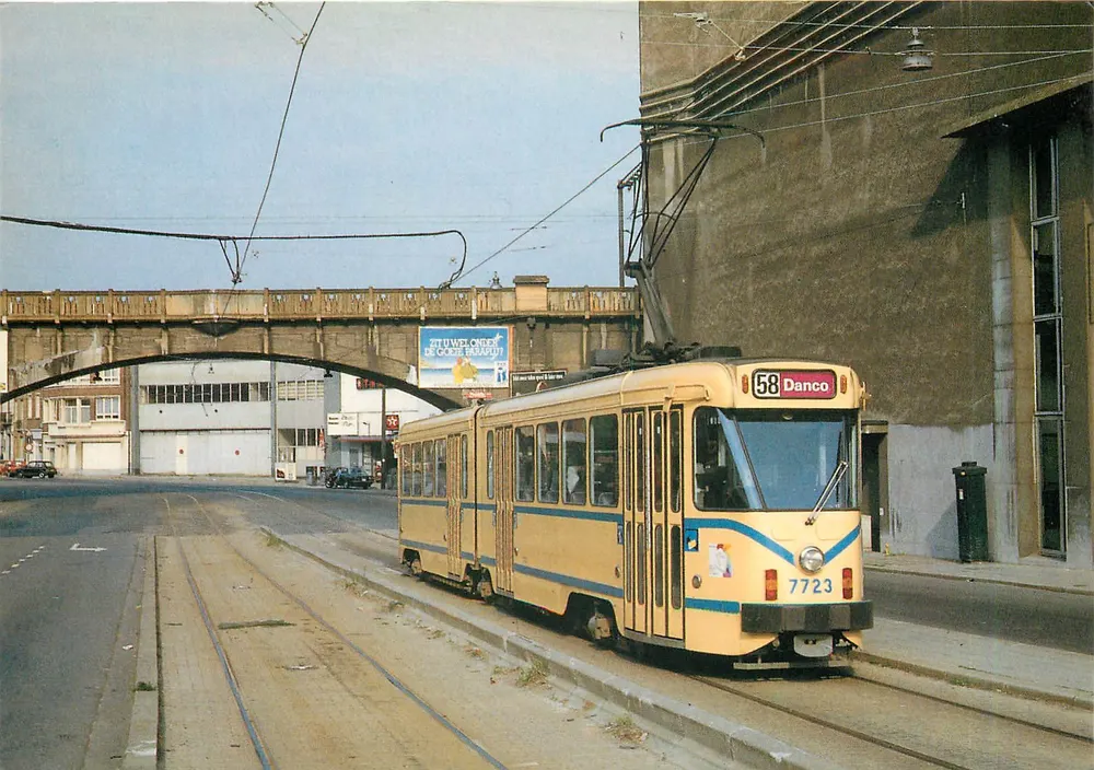 Tramway 7723 — Ponte di Luttre — Société des Transports Intercommunaux de Bruxelles - Recto