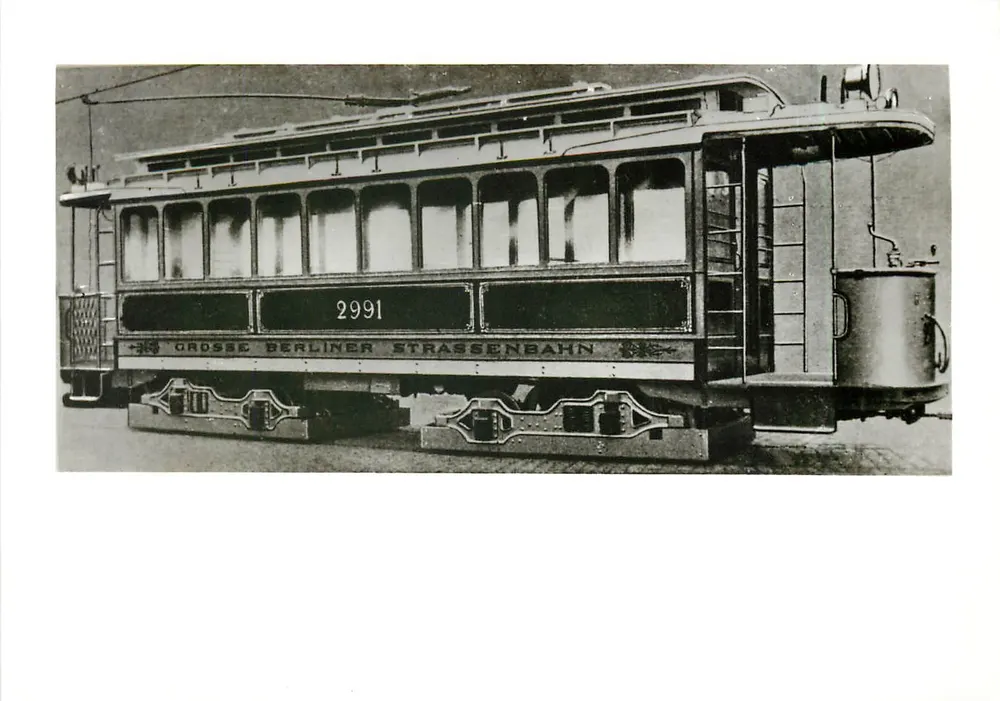 बर्लिन के ट्रैमवे — ट्रैमवे संख्या 2991 — बर्लिन स्ट्रीट बहन (1865-1967) - आगे