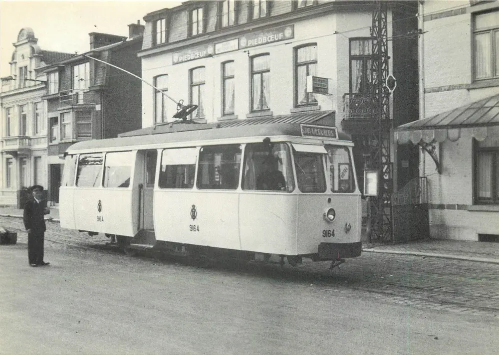 Tramweg in Pieds-Neuves — Panoramische motor SNCV-SPA — Uitgave GTF - Voorkant