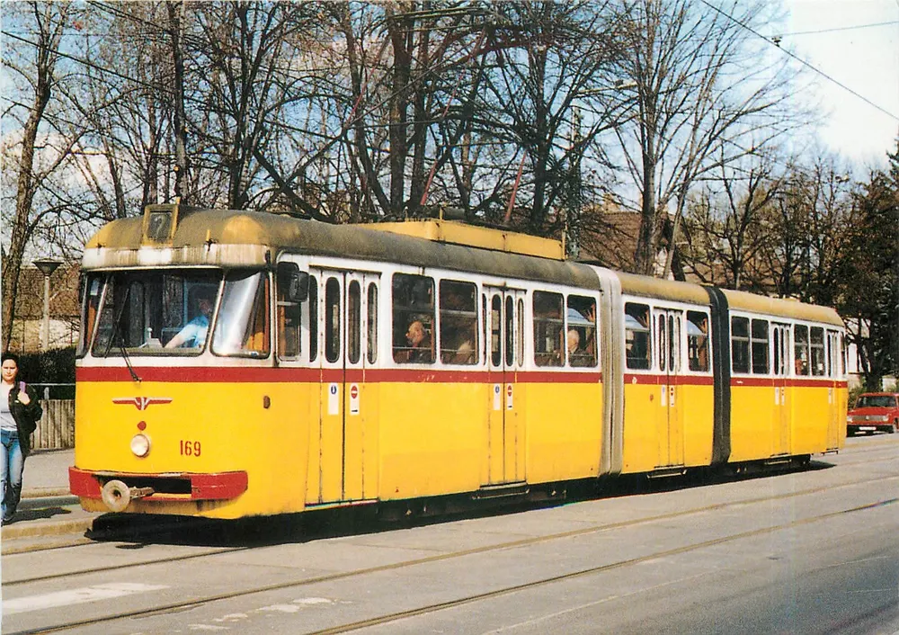 Tram n°169 — Miskolc-Diósgyőr, 8 april 1998 — TOP CARD Kiadó, n° 56 - Voorkant