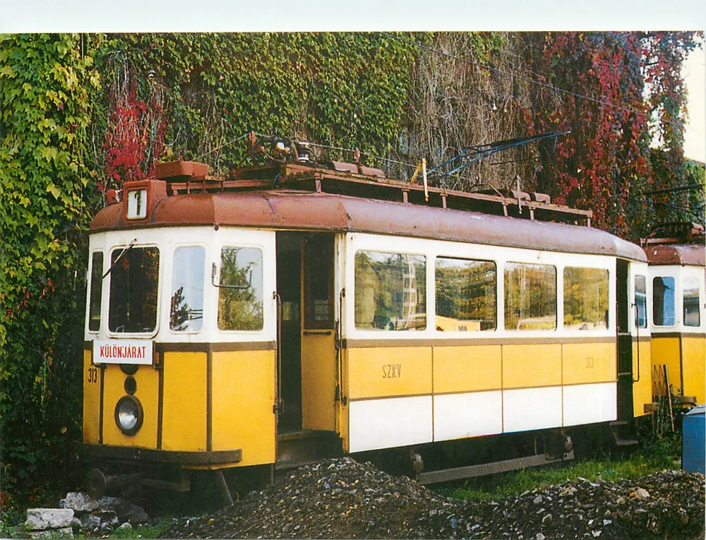 Tramway Szeged — Tram n°313 — editore TOP CARD KIADÓ, n°57 - Recto