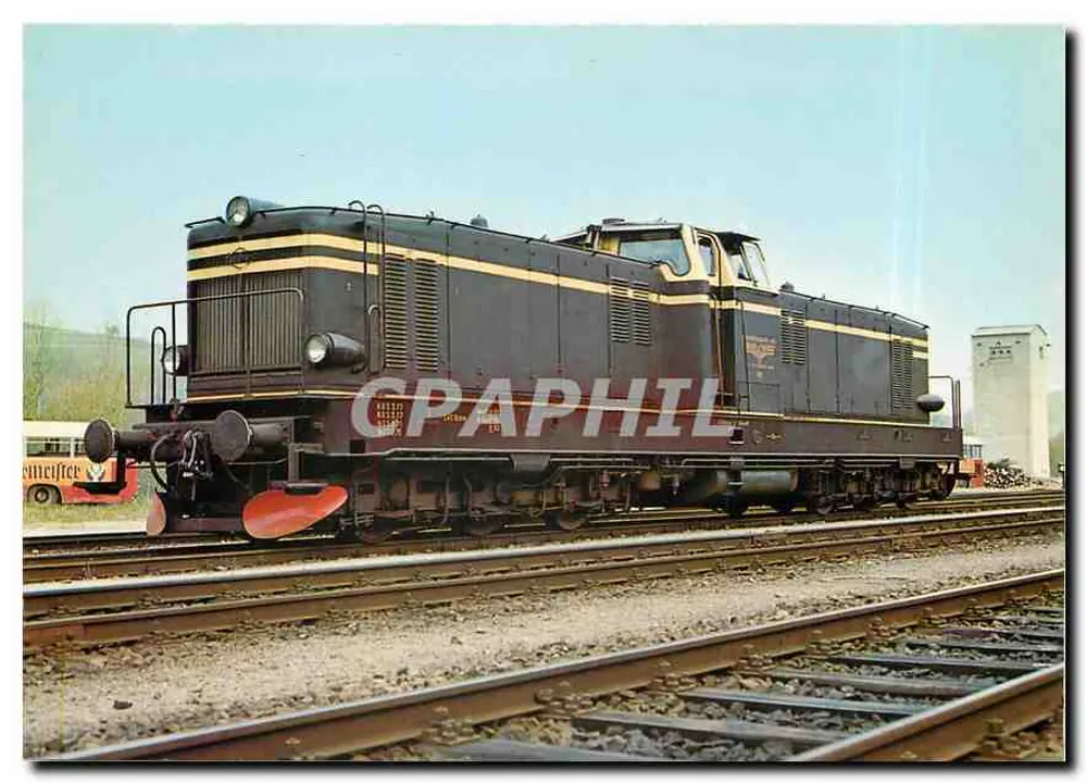 1959 की KHD लोकोमोटिव — Regentalbahn AG — Eisenbahn-Bildverlag, EBV 214/77 - आगे