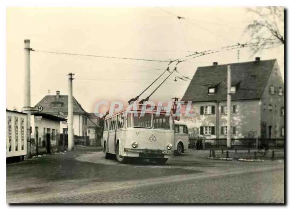 O-Bus 651 (MAN-MKE, Bj. 1949) — avec remorque à l'arrêt de la Rosenstraße — éditeur Frila Ansichtskarten Verlag, n° 2971 - Recto